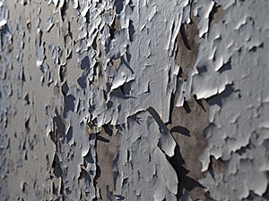 peeling paint